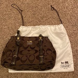 AUTHENTIC Coach brown purse